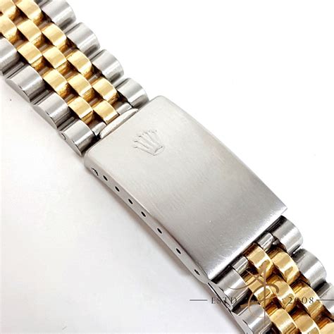 rolex two tone gold plated|18k gold rolex watch bands.